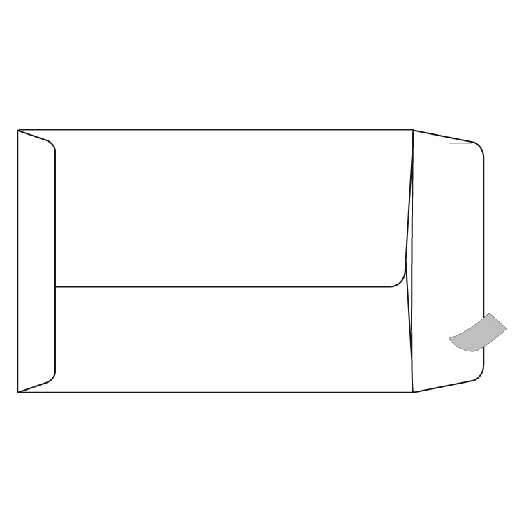 PrintMaster® No. 1.75 Catalog 6.5 x 9.5 in. 28 lb. White Wove Latex Auto Seal OE Envelopes 500 per Carton